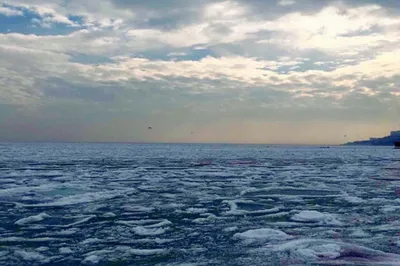 Призрачная красота: Фотографии ледового покрова Черного моря