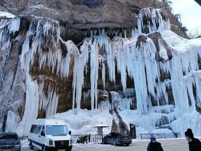 Замерзшие водопады фотографии