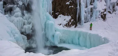 Замерзшие водопады Восточного Лаоса: пейзажи в HD качестве