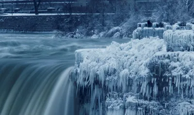 Фотка замерзшего ниагарского водопада высокого качества и разных форматов