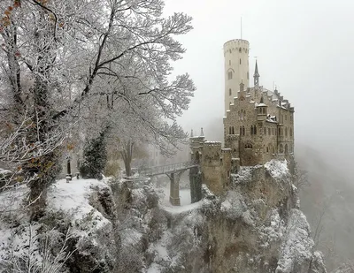 Замки зимой: Волшебные снимки в формате WebP