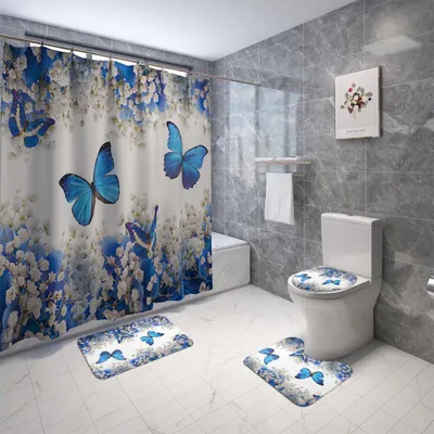 Эстетика занавесок в ванной комнате: скачать бесплатно