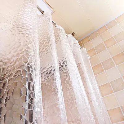 Современные занавески в ванной комнате: скачать в формате WebP