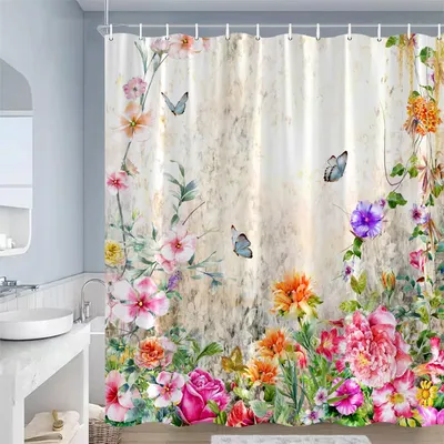 Превосходные занавески для создания уюта в ванной комнате