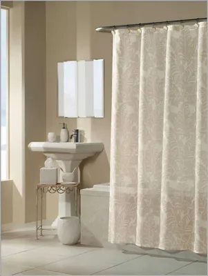 Идеи стильных занавесок для ванной комнаты