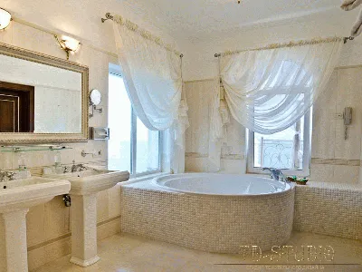 Красивые занавески в ванной комнате: скачать в формате PNG