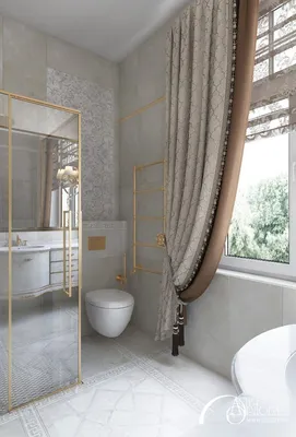 Стильные занавески в ванной комнате: изображения в Full HD