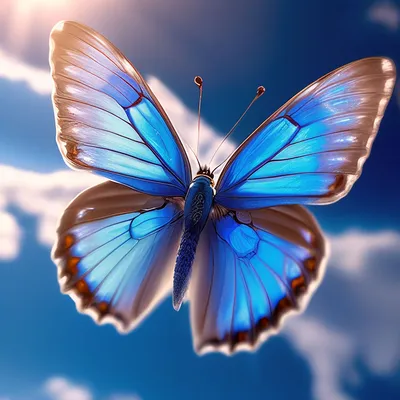Уникальная фотография Зеленой бабочки для вдохновения