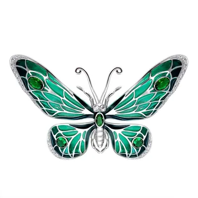 Прекрасная Зеленая бабочка - вдохновение для творчества