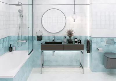 Зеленая плитка в ванной - красота и свежесть в вашей ванной комнате