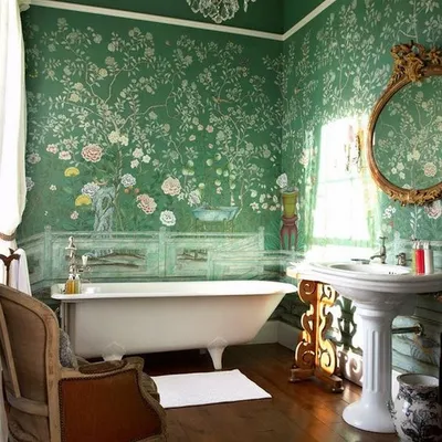 Зеленая плитка в ванной: природная гармония в интерьере