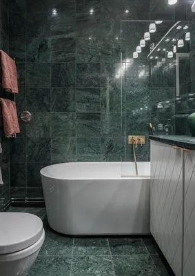 Зеленая плитка в ванной: создание атмосферы релаксации