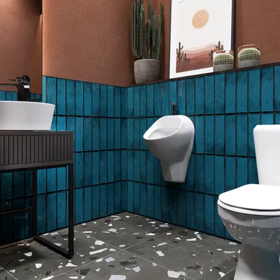 Зеленая плитка в ванной: природные оттенки в интерьере