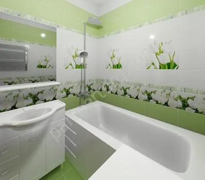 Ванная комната с зеленой плиткой: уникальный стиль и комфорт