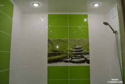 Зеленая плитка в ванной: создание атмосферы гармонии