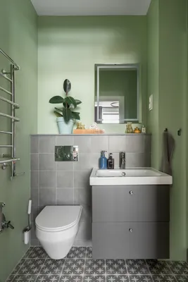 Скачать бесплатно фото зеленой плитки в ванной