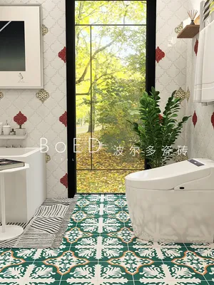 Фото зеленой плитки в ванной в хорошем качестве