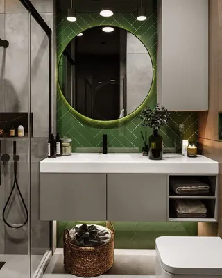Фотографии зеленой плитки ванной отличного качества