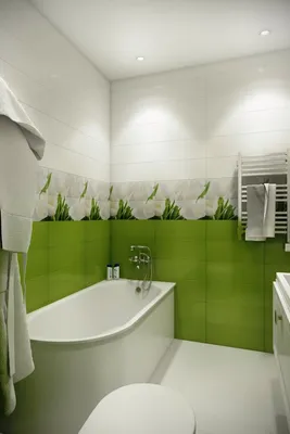 Фото Зеленой ванной комнаты: стильные решения для дизайна