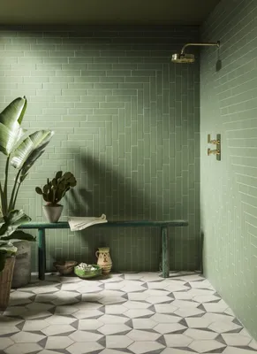 Фото зеленой ванной комнаты в формате jpg