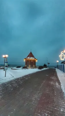 Зеленоградск в снежной сказке: Фотографии в формате WebP
