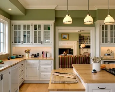 Зеленые стены на кухне: выберите размер и формат изображения для скачивания