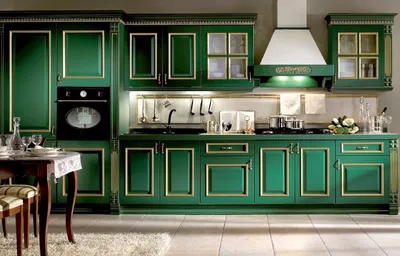 Фото Зеленые стены на кухне: скачать бесплатно в хорошем качестве