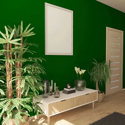 Живые краски: фотографии зеленых стен на кухне