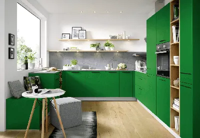Зеленые стены на кухне: гармония цвета и дизайна