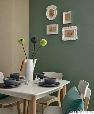 Зеленые стены на кухне: свежий взгляд на дизайн