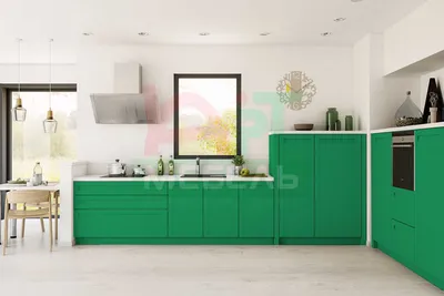 Зеленые стены на кухне: создание атмосферы релаксации