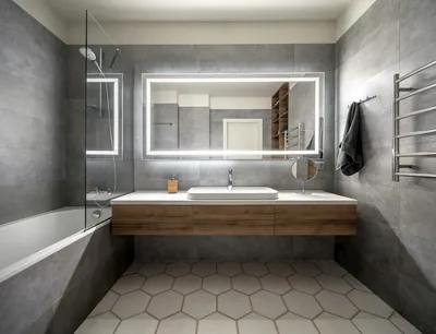 Фото зеркальных потолков в ванной в формате JPG