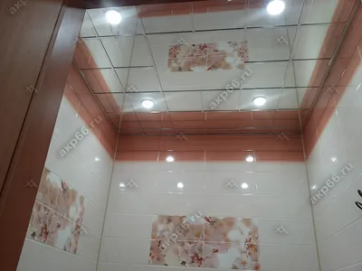 Фото зеркальных потолков в ванной комнате в формате 4K