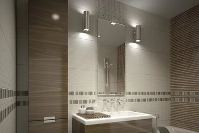 Зеркало над ванной, добавляющее стиль и функциональность