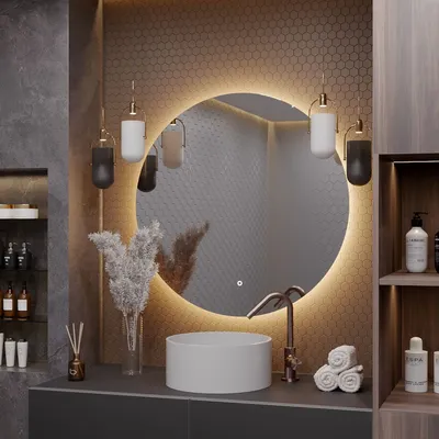 Уникальный дизайн зеркала над ванной, который впечатлит вас