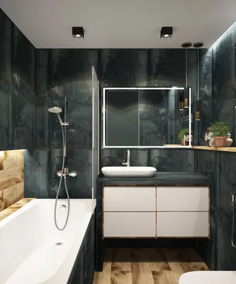 Интересный дизайн зеркала над ванной, который вызывает восхищение