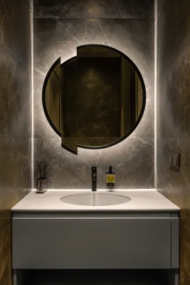 Фото ванной комнаты с модным дизайном