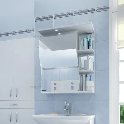 Зеркало шкаф для ванной: выберите размер и формат изображения