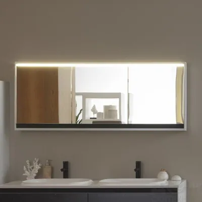 Вдохновение для вашей ванной комнаты: фото зеркала шкафа