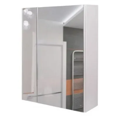 Идеи для дизайна ванной комнаты: зеркало шкаф в фокусе внимания