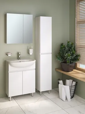Фото зеркала шкафа для ванной в Full HD