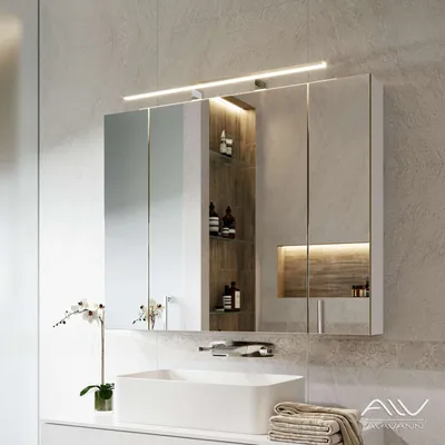 Зеркало шкаф для ванной: новые изображения в HD
