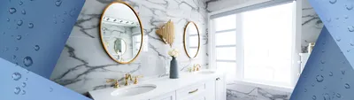 Full HD изображение зеркала шкафа для ванной
