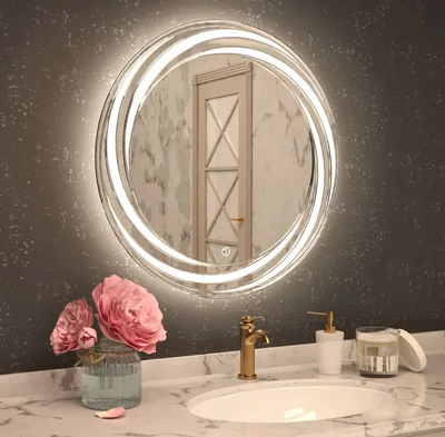 Фото зеркала в ванную с подсветкой