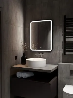 Новое изображение зеркала в ванную с подсветкой