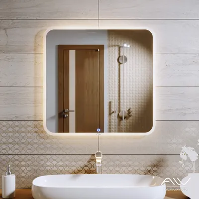 Изображение зеркала в ванную в Full HD качестве