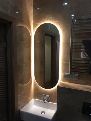 Фото зеркала в ванную с подсветкой