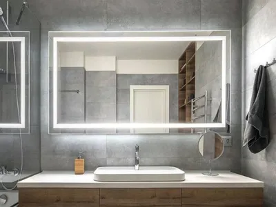 Уникальные дизайны зеркал в ванную с подсветкой: выберите свой идеальный вариант