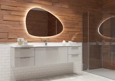 Фото зеркала в ванную с подсветкой: вдохновитесь для обновления вашей ванной комнаты