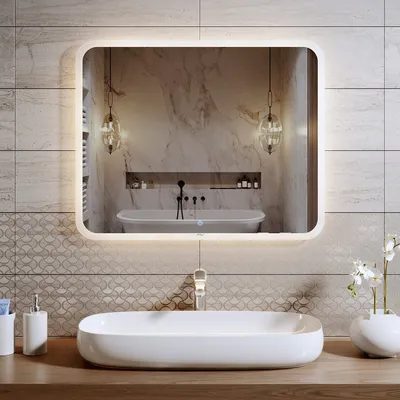 Уникальные дизайны зеркал в ванную с подсветкой: выберите свой идеальный стиль